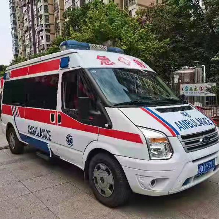 政和长途救护车护送病人返乡